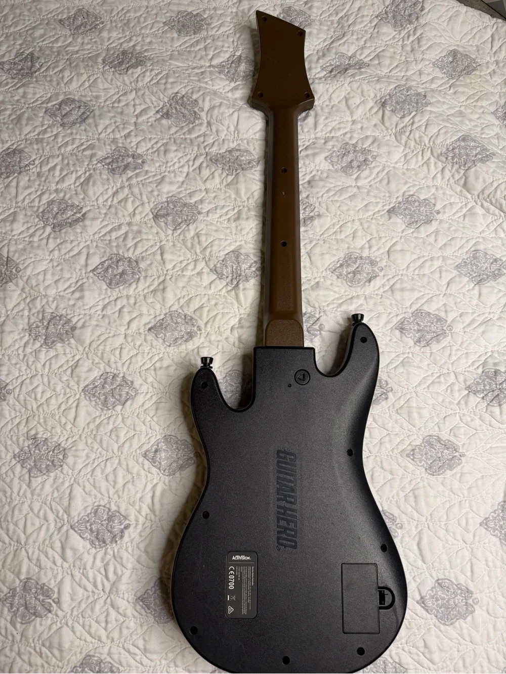 Black Guitar Controller for Video Games